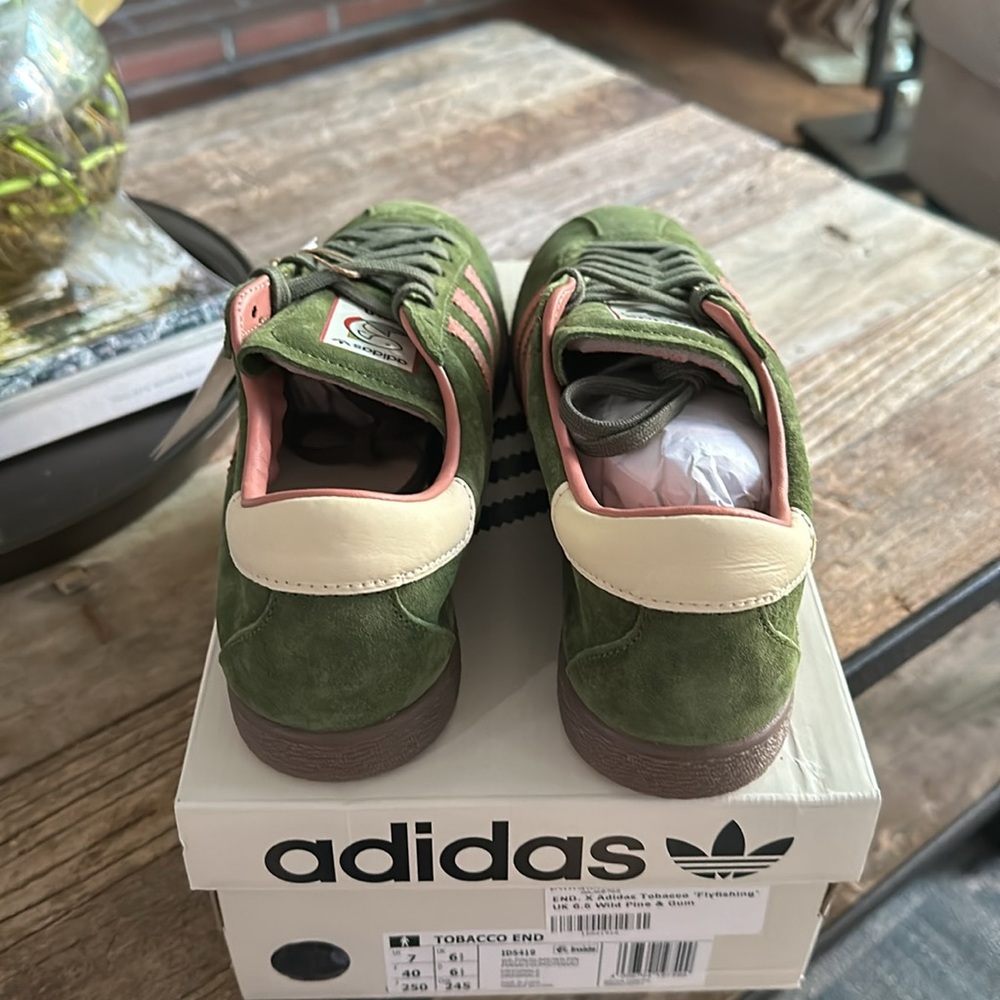 END. x Adidas Tobacco Flyfishing Sneakers - Picture 8 of 11
